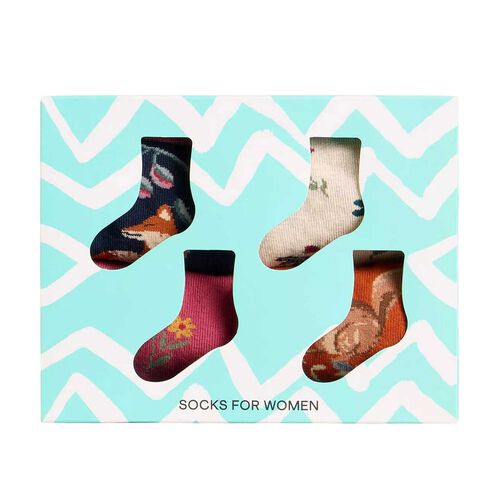 White Stuff 4Pk Woodland Ankle Socks